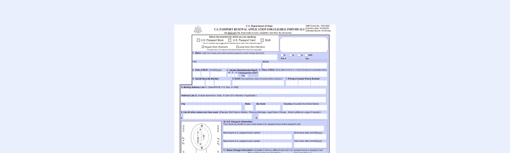 DS-82 Form Image